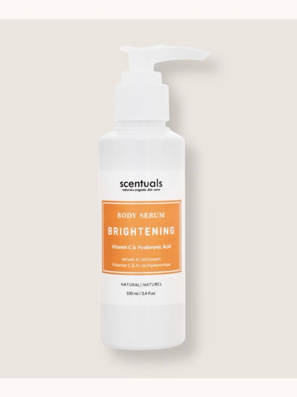 scentuals Brightening Body Serum - Orange